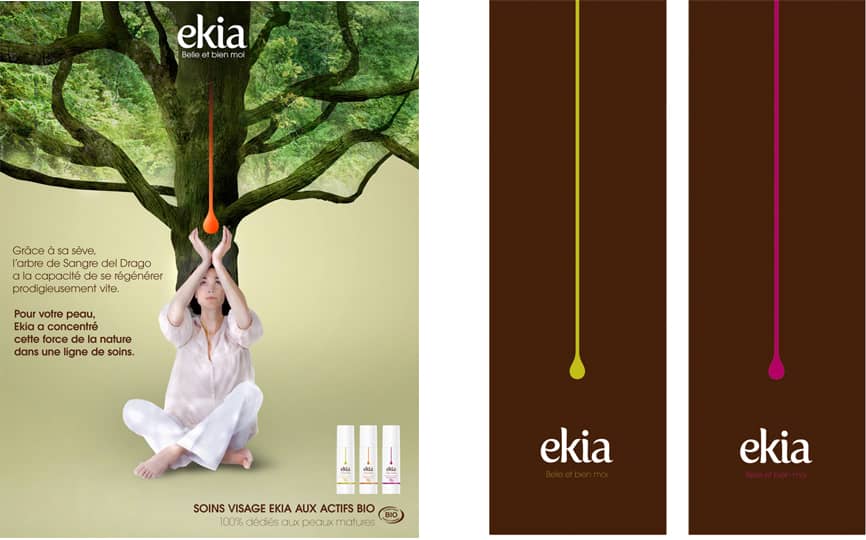 Affiche publicitaire Ekia by Akatoa